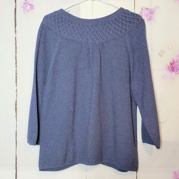 Croft & Barrow Two Button Knit Sweater Shrug XL - Picture 2 of 9